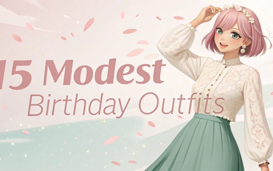 15 Adorable Modest Fashion Outfits for Your Birthday Celebration in 2025!